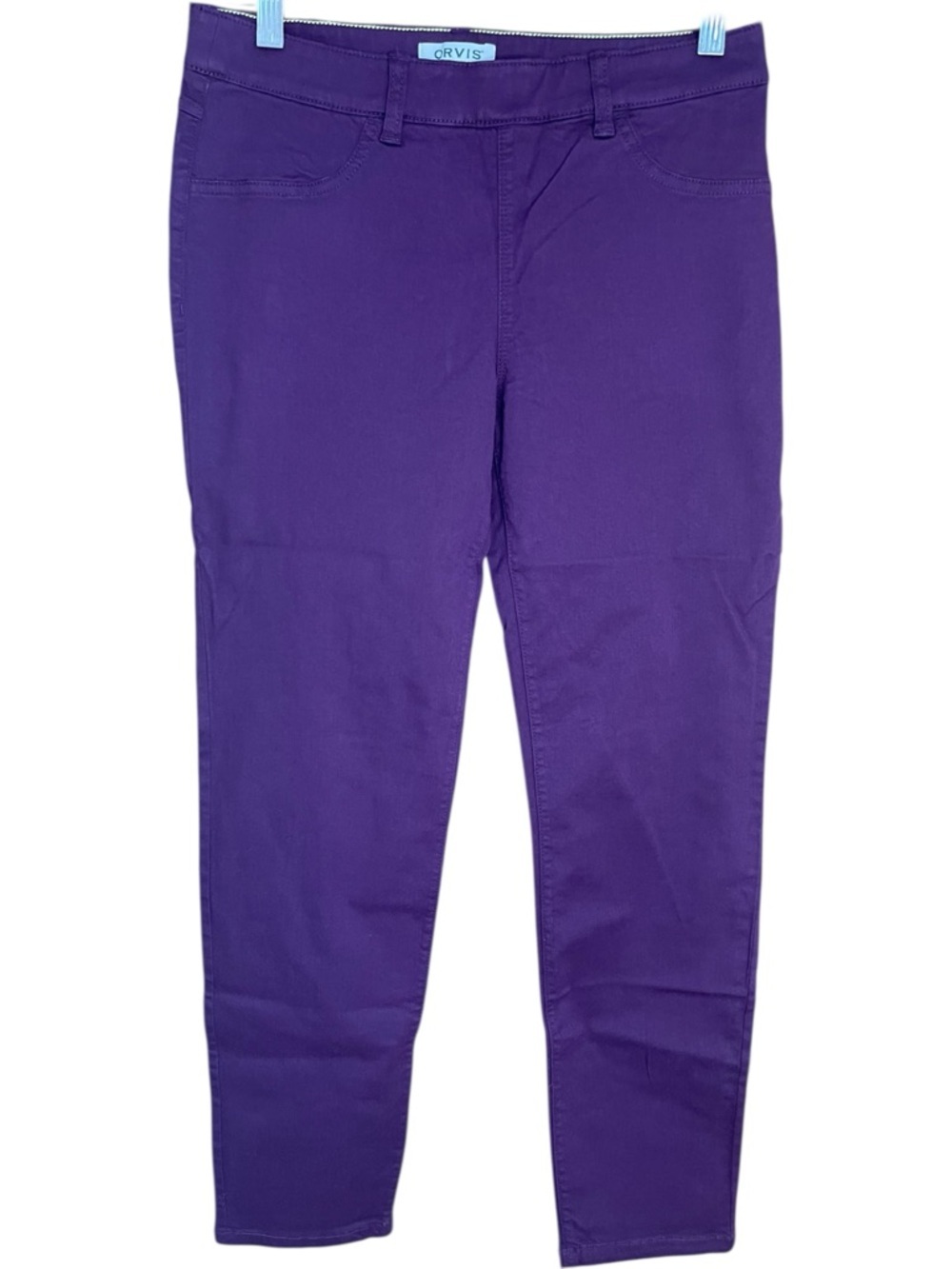 Orvis Twill Straight Leg Water Repellent Pants Purple